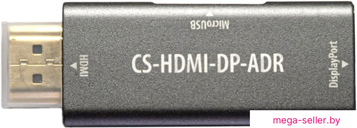 Адаптер CACTUS CS-HDMI-DP-ADR HDMI - DisplayPort (серый)